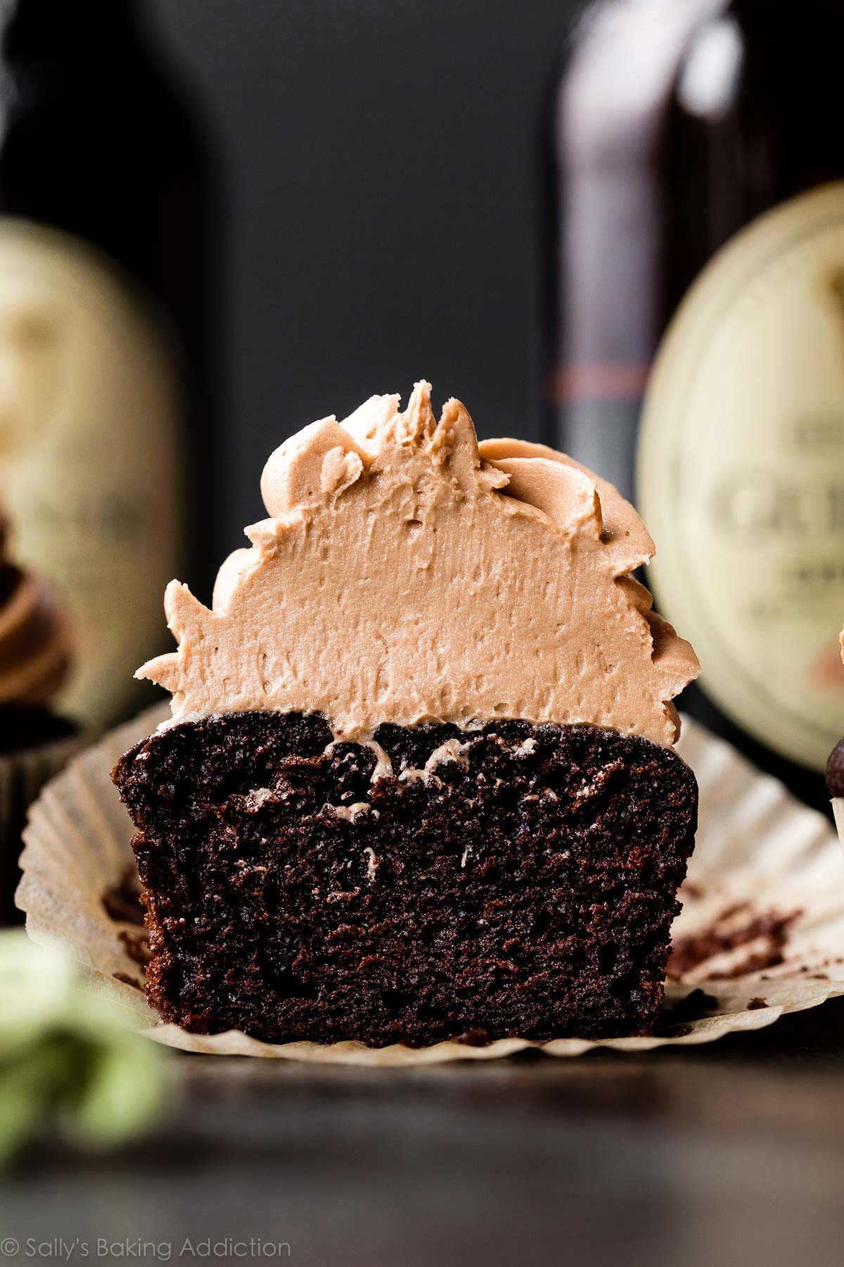 Cupcakes au chocolat Guinness