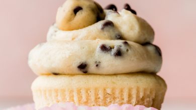 Photo of Cupcakes à la pâte à biscuits fondus
