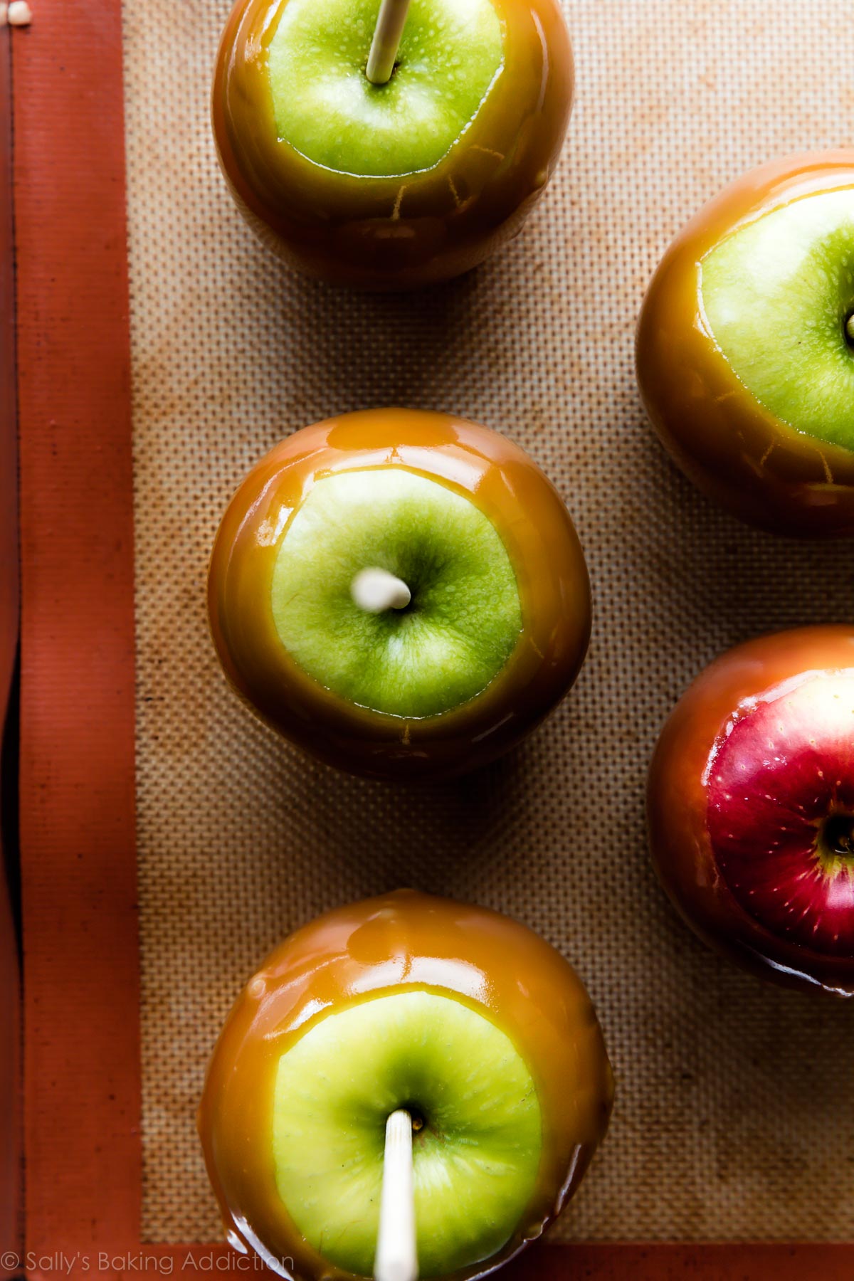 pommes au caramel 