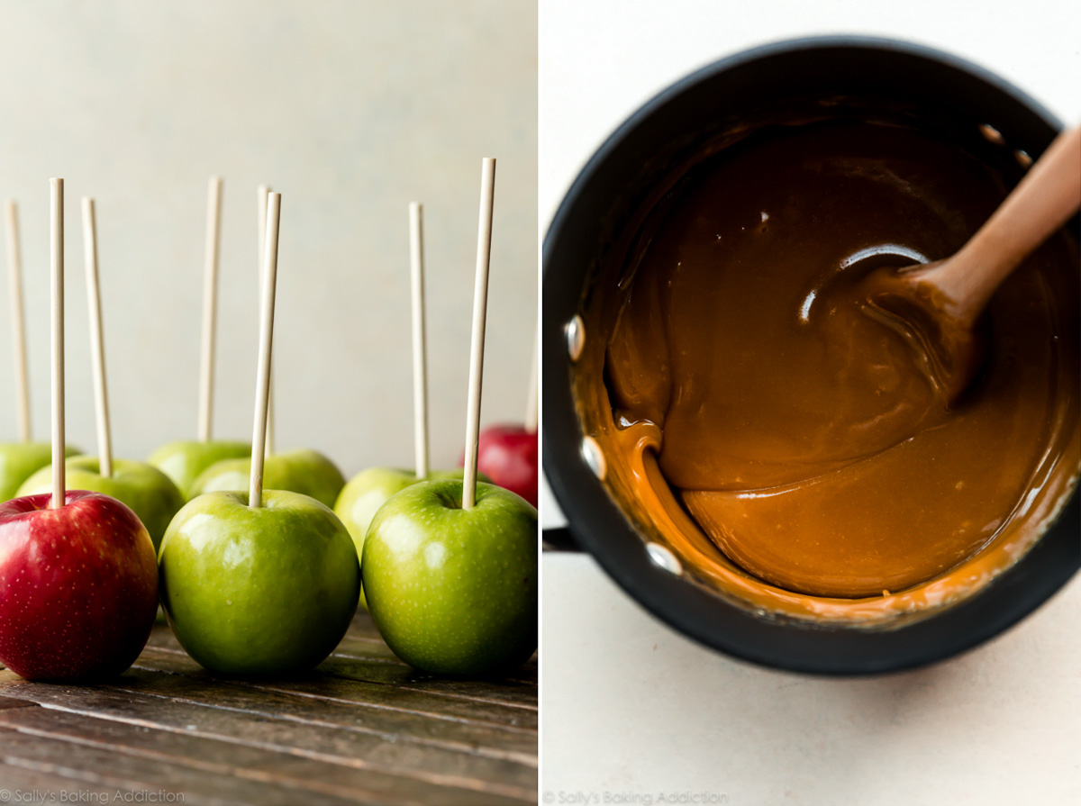 pommes et caramel maison