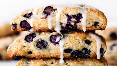 Photo of Mes scones aux bleuets préférés