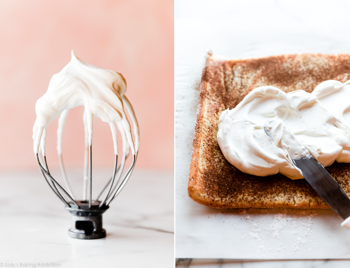 Crème fouettée au champagne