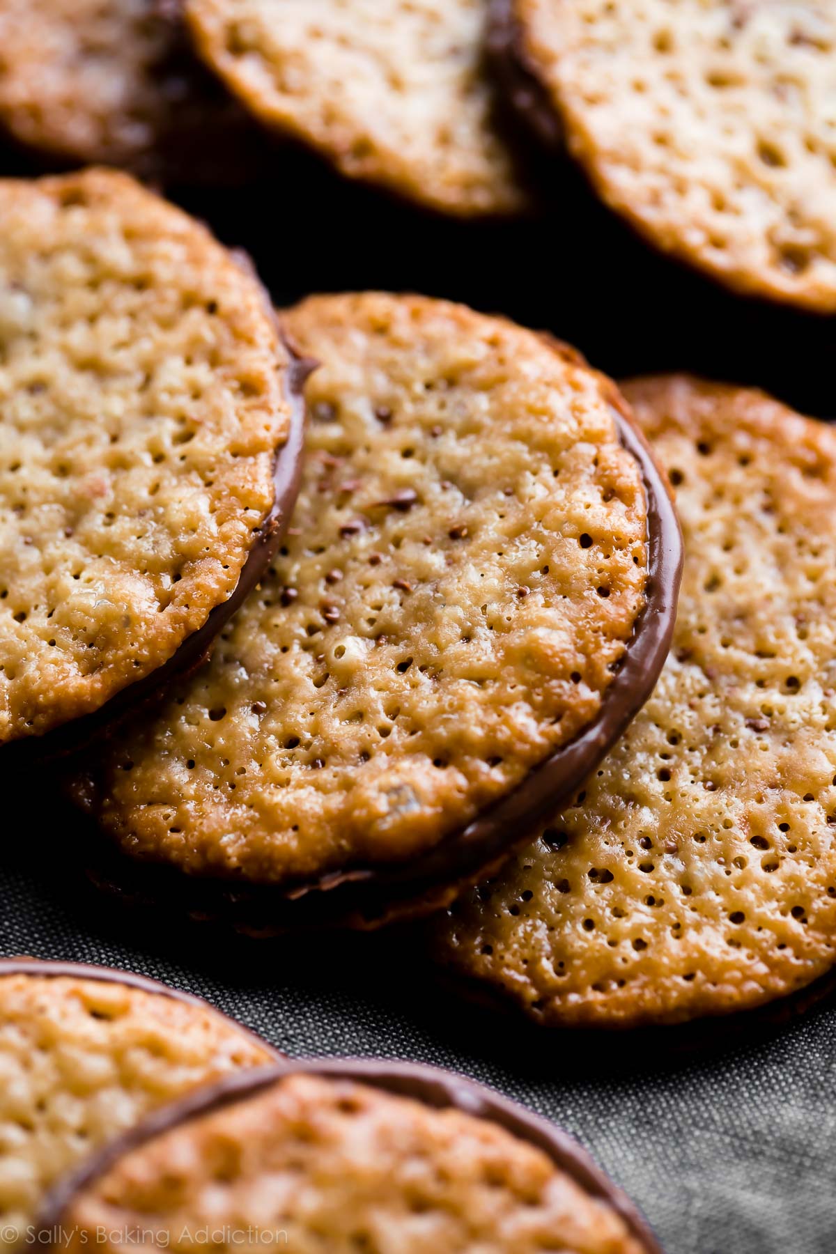 Recette de biscuits à la dentelle d'amande