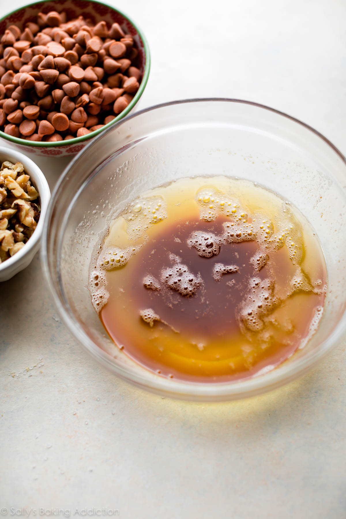 Beurre brun pour blondies au caramel écossais sur sallysbakingaddiction.com