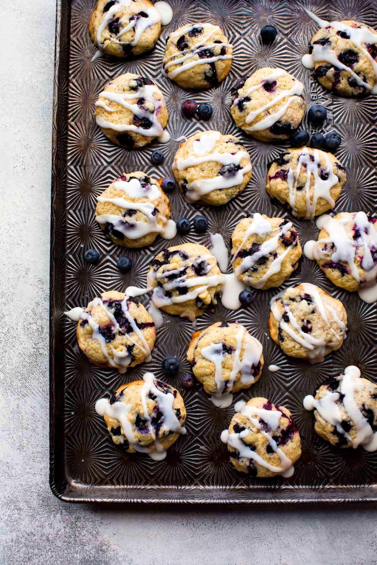 Biscuits aux muffins aux bleuets