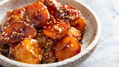 Photo of Recette coréenne de pommes de terre glacées au soja sucré (Gamja Bokkeum)