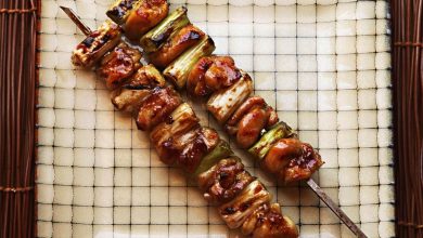 Photo of Recette de brochettes de poulet japonais avec échalote (Negima Yakitori)