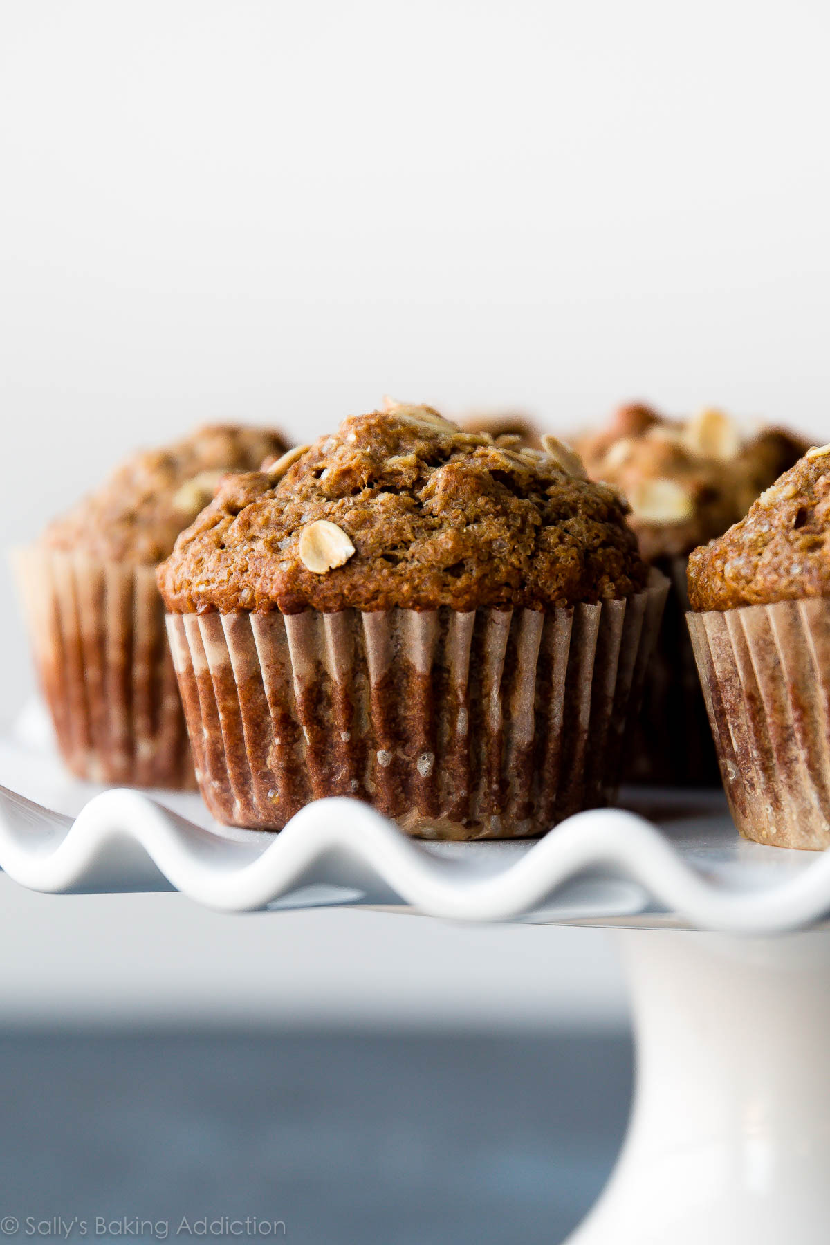 Muffins aux bananes et blé entier