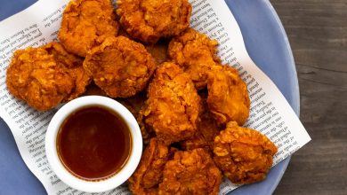 Photo of Recette de copeaux de poulet au poulet et à la sauce aigre-douce