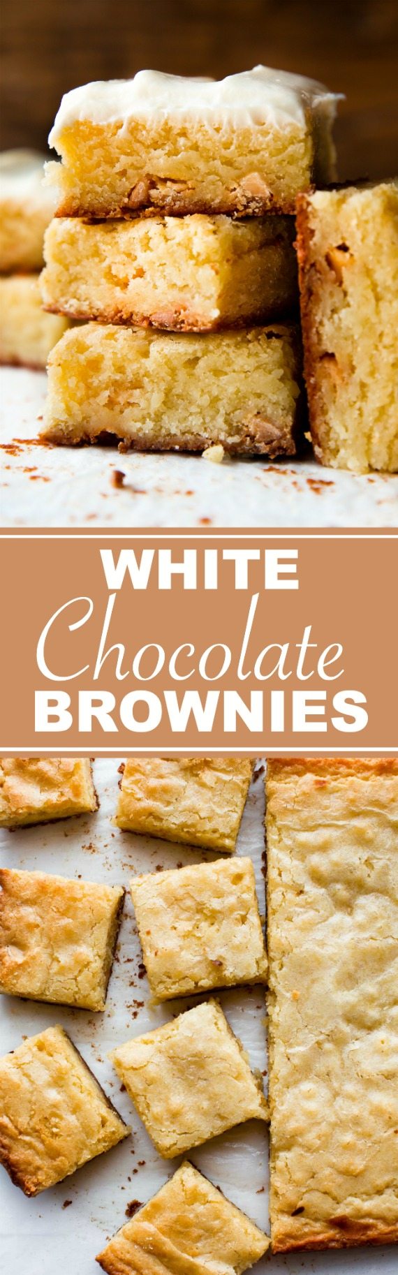 Comment faire 1 bol de brownies au chocolat blanc sur sallysbakingaddiction.com Mieux que les blondies!