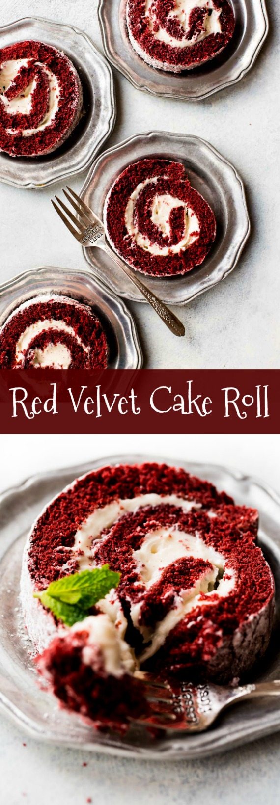 Apprenez à faire un rouleau de gâteau en velours rouge délicieusement doux en utilisant ce tutoriel photo et cette recette étape par étape! sallysbakingaddiction.com