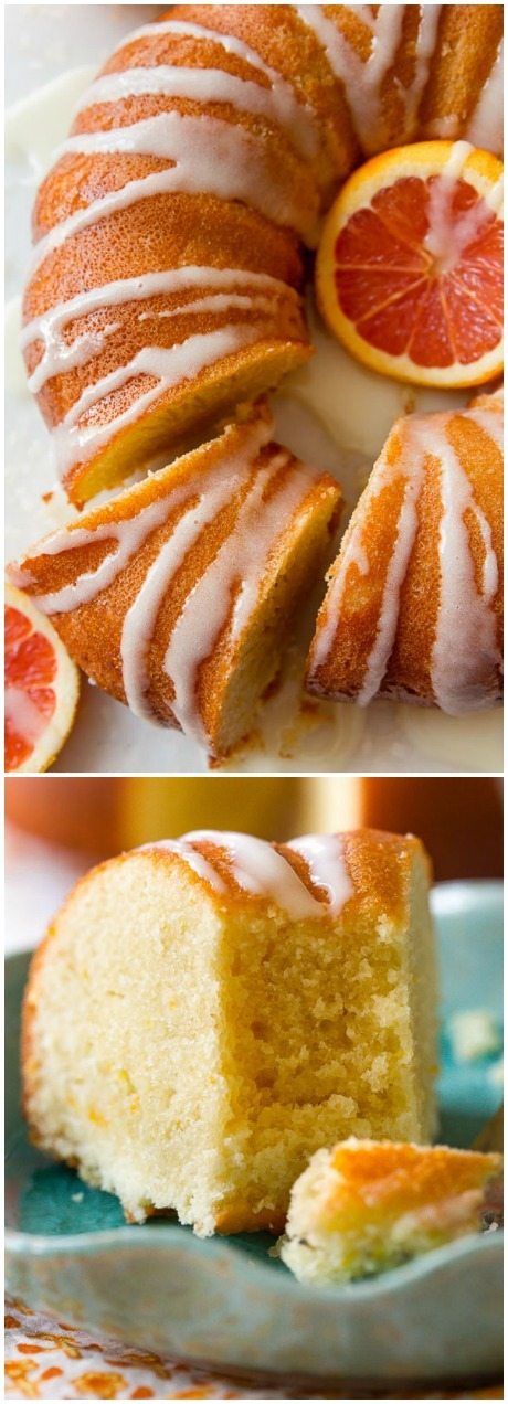 Gâteau bundt orange vif, savoureux, fou et moelleux! Retrouvez la recette sur sallysbakingaddiction.com