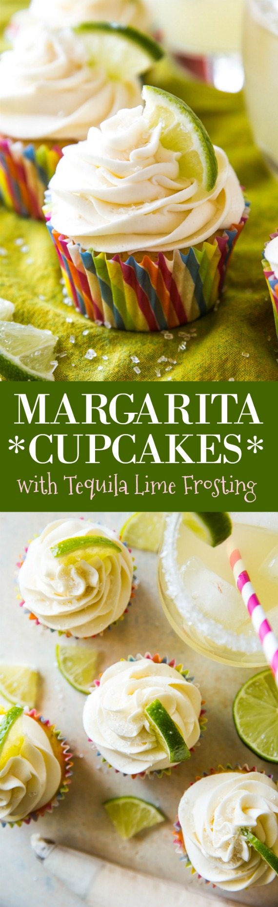 Mangez vos margaritas avec ces petits gâteaux faciles !! Recette sur sallysbakingaddiction.com
