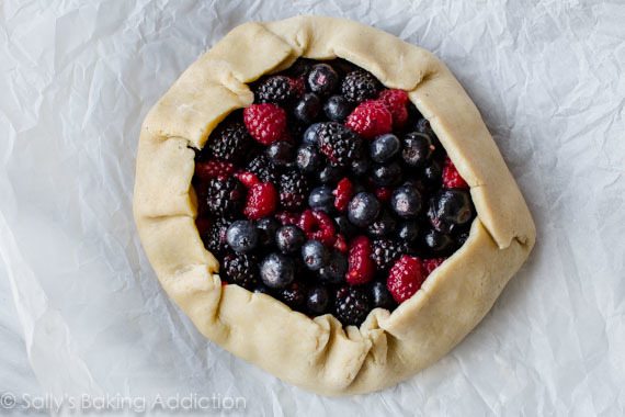 galette aux petits fruits