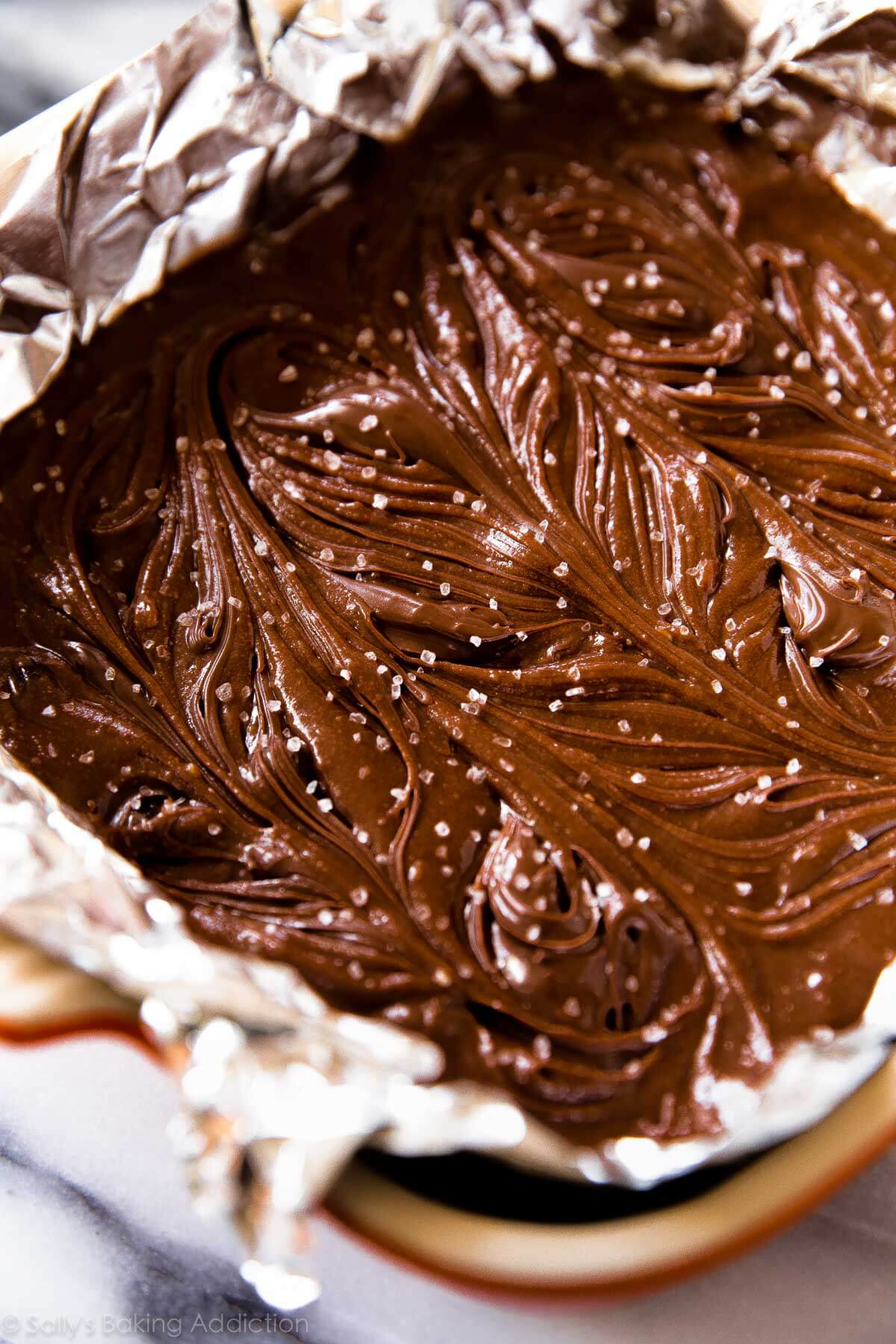 Brownies au Nutella du livre de recettes Cookies & Cups sur sallysbakingaddiction.com