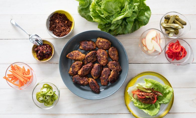 Photo of Boulettes de viande de poulet à la vietnamienne avec recette de gingembre et menthe