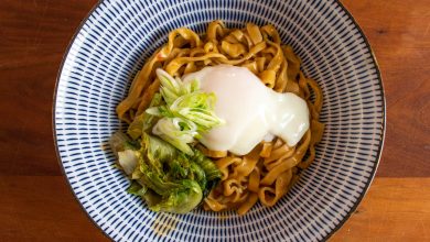 Photo of Recette Mazemen à double haricot (ramen sans bouillon aux haricots salés)