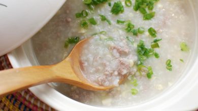 Photo of Recette de porc haché et de maïs congee (bouillie de riz chinois)