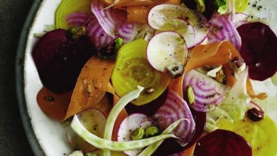 Photo of Salade de légumes-racines crus de «Joy of Kosher»