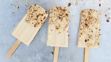 Photo of Sucettes glacées aux amandes grillées