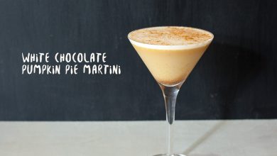 Photo of Tarte au potiron au chocolat blanc: Martini au potiron amélioré