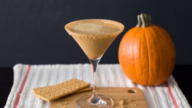 Photo of Tarte à la citrouille Martini: une tarte à la citrouille dans un verre