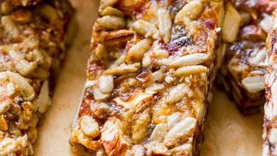 Photo of Snack-bars à la vanille et aux amandes