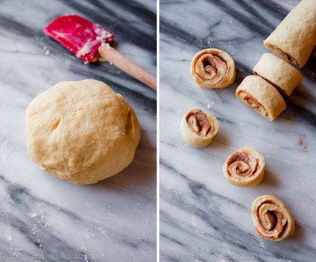 Rouleaux de cannelle à la mijoteuse sur sallysbakingaddiction.com Toute la saveur des rouleaux de cannelle gourmands avec la moitié du travail!