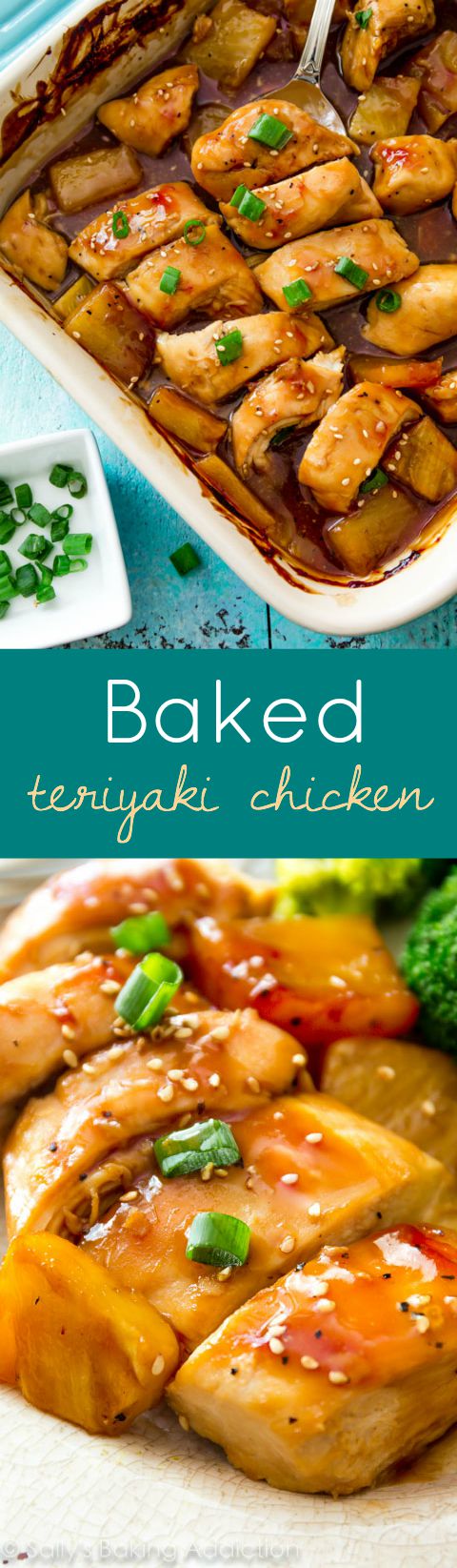 Versez simplement cette sauce teriyaki maison sur le poulet et faites cuire!
