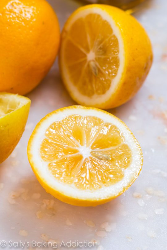 Citrons Meyer | Limonade aux fraises sucrée au miel