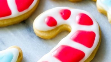 Photo of Biscuits au sucre de Noël avec glaçage facile