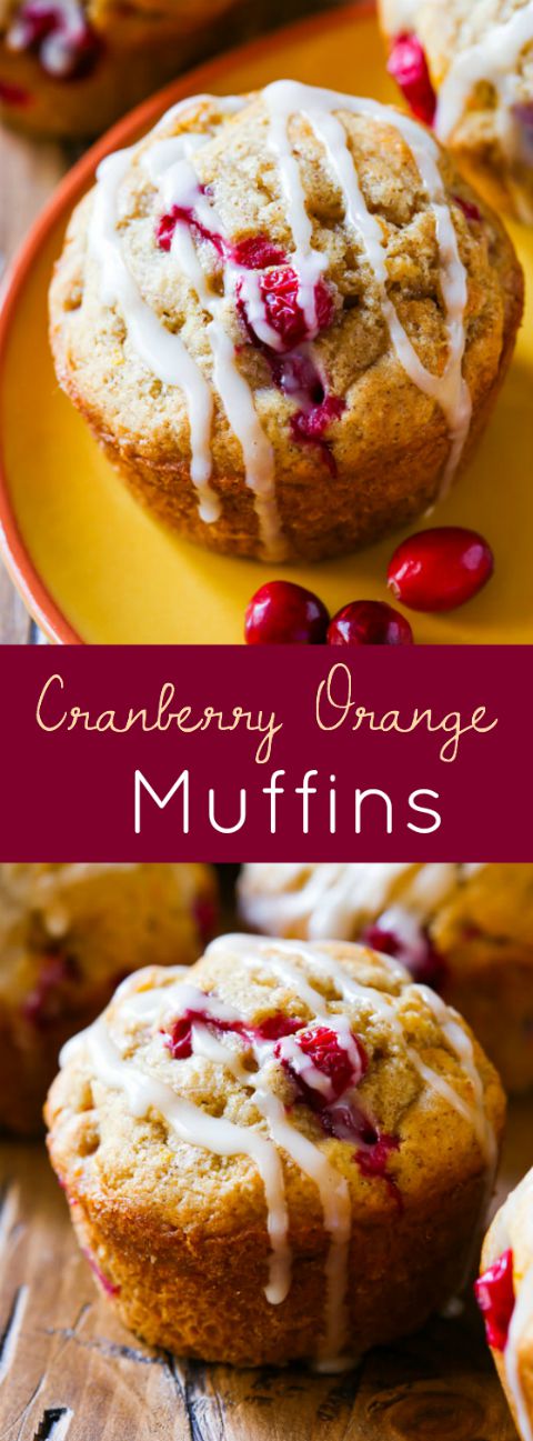 Muffins aux canneberges et à l'orange - beurrés et moelleux, ces muffins festifs regorgent de saveurs!