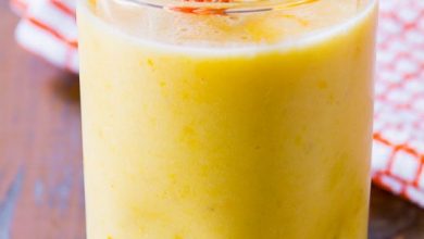 Photo of Smoothie à la crème et à l’orange