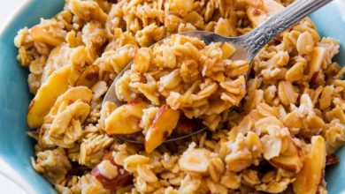 Photo of Granola aux amandes et à la vanille