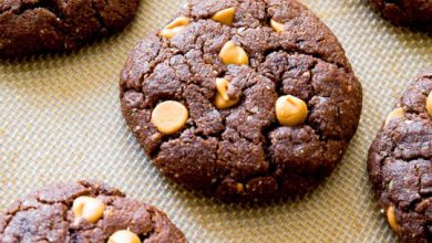 Photo of Biscuits au brownie au beurre d’arachide sans farine