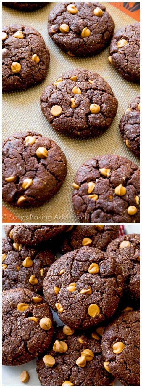 Biscuits au brownie sans farine - simples, sains, sans gluten, rapides!