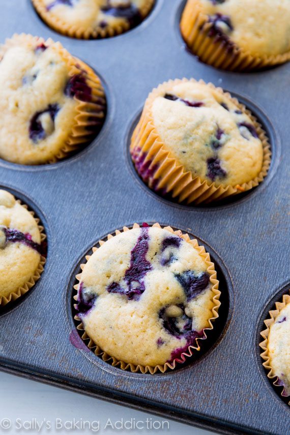 Ces cupcakes aux myrtilles et à la crème regorgent de vanille, de myrtilles juteuses et d'un soupçon de citron. Moist, savoureux, facile!