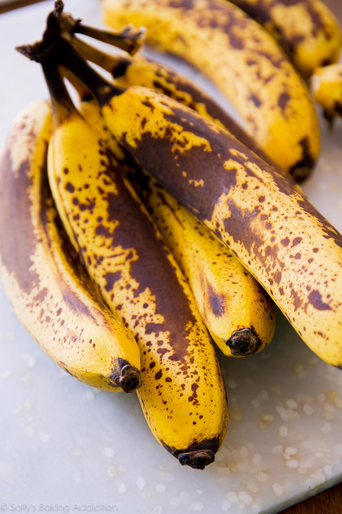 Bananes pour pain aux bananes sur sallysbakingaddiction.com
