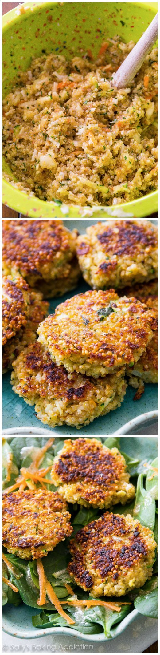 Le quinoa est tellement bon et polyvalent! Il est plein de protéines et fait les galettes croustillantes les plus incroyablement délicieuses!