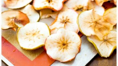 Photo of Croustilles de pommes à la cannelle cuite au four