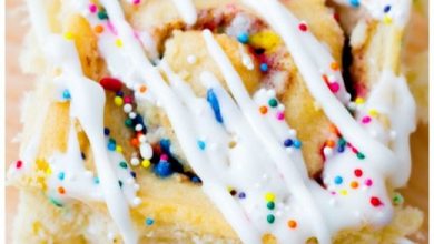 Photo of Rouleaux de cannelle de pâte de gâteau