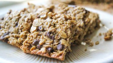 Photo of Barres granola de biscuit de puce de chocolat