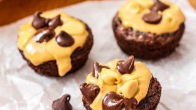 Photo of Tasses brownie au chocolat au beurre d’arachide