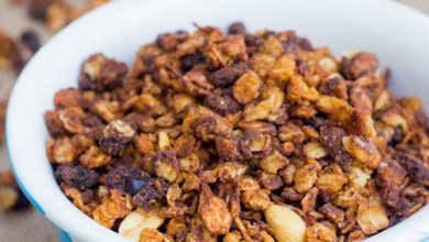 Photo of Granola de biscuit de raisin d’avoine