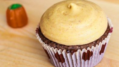 Photo of Brownie Cupcakes avec citron à la crème de citrouille Glaçage