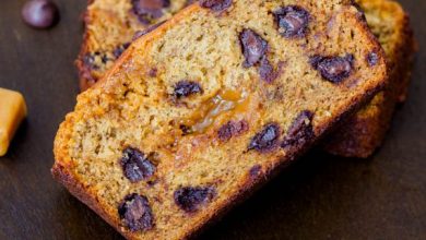 Photo of Caramel Swirl Chocolate Chip Banana Bread