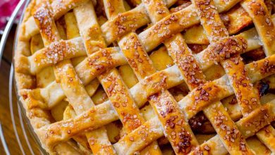 Photo of Tarte aux pommes au caramel salé