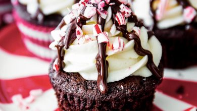 Photo of Cupcakes à la menthe poivrée