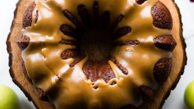 Photo of Gâteau Bundt aux pommes glacées