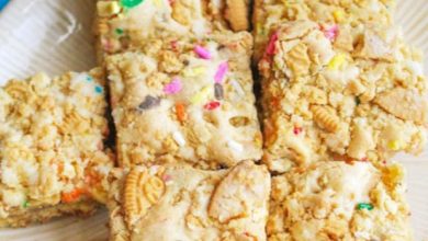 Photo of Golden Oreo Cake Batter Blondies